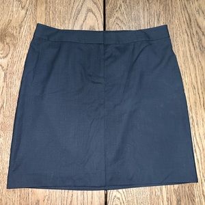 J Jill Navy skirt SZ 12